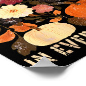 God Is Faithful In Every Season Floral Fall Christ Poster (Hoek)