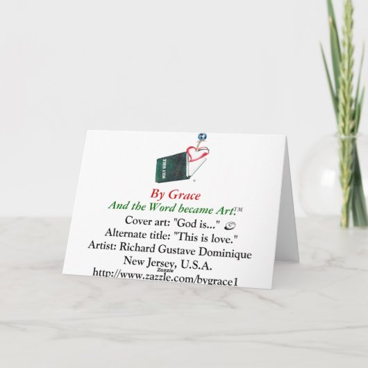 God is… feestdagen kaart (Achterkant)