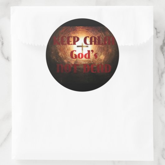 God is geen dode Sticker (Tas)