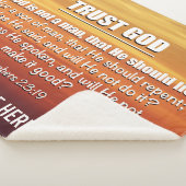 GOD IS GEEN MAN, vertrouw God Christelijk Sherpa Deken (3/4)