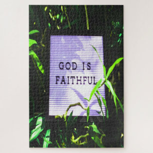 God is gelovig Christelijk Inspirerend Legpuzzel