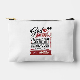 God is Getrouw – 1 Korintiërs 10:13 Bijbelvers Etui