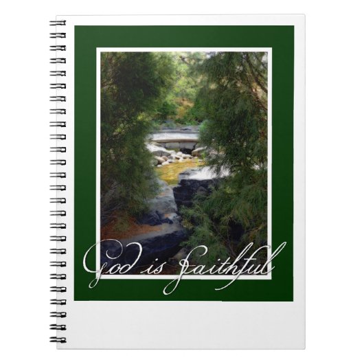 God is Getrouw Notitieboek (Voorkant)