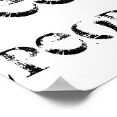 God is geweldig, Beer is goed, Mensen zijn gek Poster (Hoek)