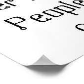 God is geweldig, Beer is goed, mensen zijn gek.... Poster (Hoek)