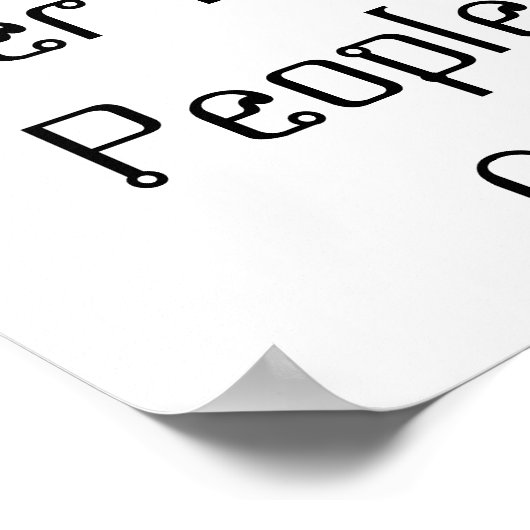 God is geweldig, Beer is goed, mensen zijn gek.... Poster (Hoek)