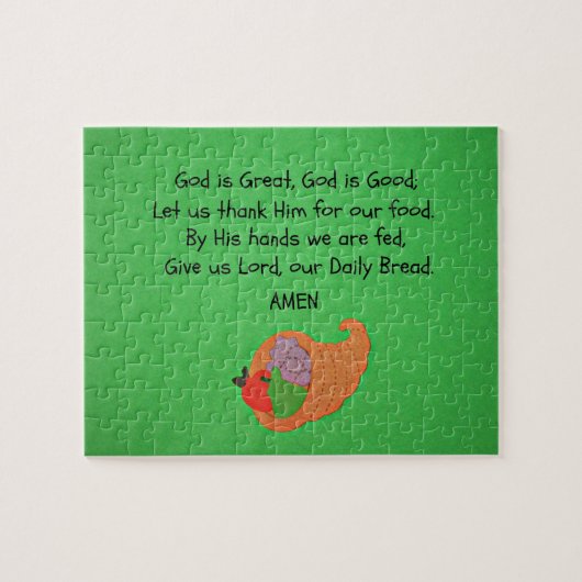 God is geweldig, God is goed... Legpuzzel (Horizontaal)