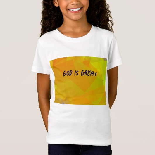 God is geweldig t-shirt (Voorkant)