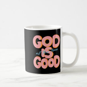 God Is Goed Alle Tijd Ontwerp Inspirerende Christu Koffiemok