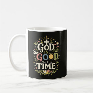 God is goed, altijd Christelijk geloof citaat Koffiemok