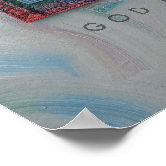 God is goed, altijd poster (Hoek)