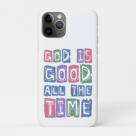 God is goed, altijd Retro geloof Case-Mate iPhone Case (Achterkant)