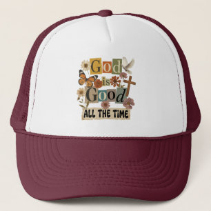 God Is Goed Altijd Trucker Pet