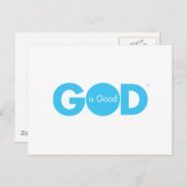 God is goed briefkaart (Voorkant / Achterkant)