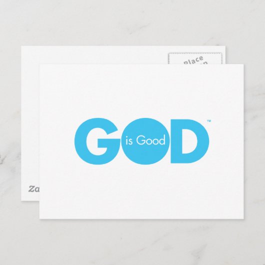 God is goed briefkaart (Voorkant / Achterkant)