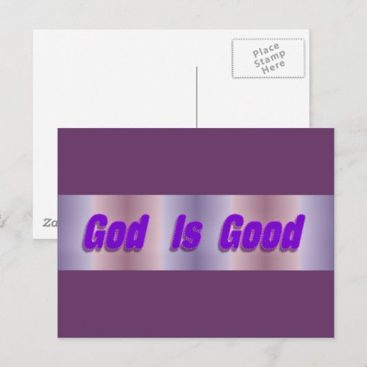 God is goed briefkaart (Voorkant / Achterkant)