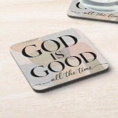 GOD IS GOED | Christelijk Bier Onderzetter (Linkerzijde)