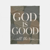GOD IS GOED | Christelijk Fleece Deken (Voorkant)