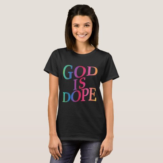 God is goed Christelijk Jezus Zoon Zuster Broeder  T-shirt (Voorkant volledig)