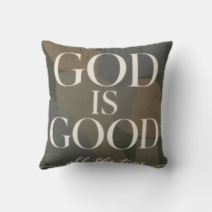 GOD IS GOED Christelijk Kussen