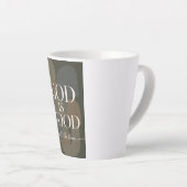 GOD IS GOED | Christelijk Latte Mok (Rechterhoek)