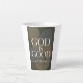 GOD IS GOED | Christelijk Latte Mok (Voorkant)