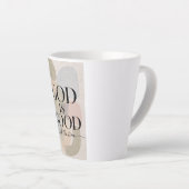 GOD IS GOED | Christelijk Latte Mok (Rechterhoek)