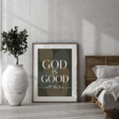 GOD IS GOED | Christelijk Poster