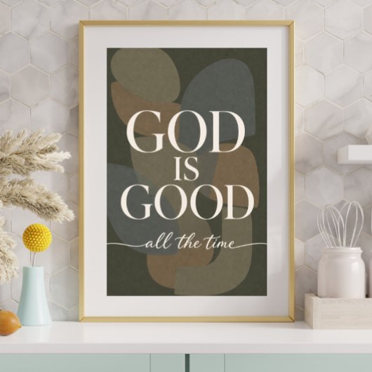 GOD IS GOED | Christelijk Poster