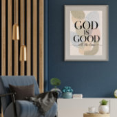GOD IS GOED | Christelijk Poster