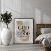 GOD IS GOED | Christelijk Poster