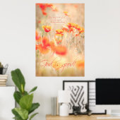 GOD IS GOED - Christelijke Poster Muur kunst (Thuiskantoor)