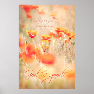 GOD IS GOED - Christelijke Poster Muur kunst