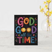 God Is Goed De Helaas Tijd Jezus Christus Christel Kaart (Gele Bloem)