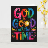 God Is Goed De Helaas Tijd Jezus Christus Christel Kaart (Gele Bloem)