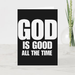 God Is Goed De Hele Tijd Inspirerende Motivatie Kaart