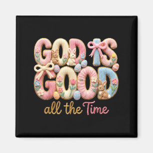 God Is Goed De Hele Tijd Jezus Christelijke Konijn Magneet