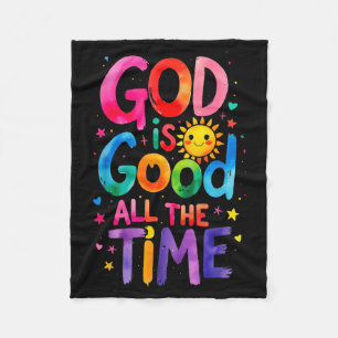 God Is Goed De Hele Tijd Jezus Christus Christelij Fleece Deken
