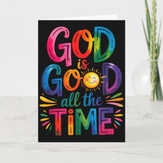 God Is Goed De Hele Tijd Jezus Christus Christelij Kaart