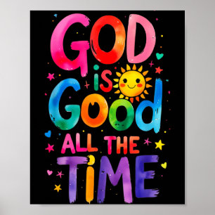 God Is Goed De Hele Tijd Jezus Christus Christelij Poster