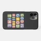 God is goed de hele tijd Retro geloof Case-Mate iPhone Case (Achterkant (horizontaal))