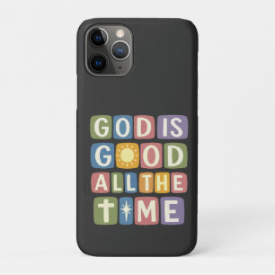 God is goed de hele tijd Retro geloof Case-Mate iPhone Case