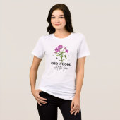 God is Goed de Hele Tijd Tri-Blend Shirt (Voorkant volledig)