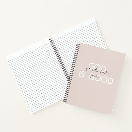 God is goed. Gratitude Journal en Notitieboeken (Binnen)