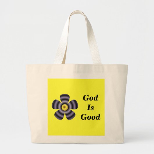God is goed grote tote bag (Voorkant)