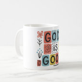 God is goed koffiemok (Voorkant links)