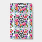 God is Goed Religieus Christelijk Cadeau Badge Ree (Achterkant)