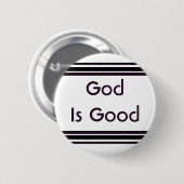 God is goed ronde button 5,7 cm (Voorkant /achterkant)