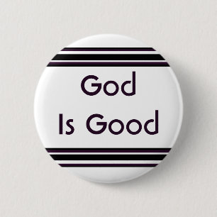 God is goed ronde button 5,7 cm