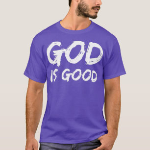 God is goed voor Mannen Christelijk hoogwaardig we T-shirt